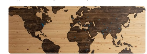 Carte du monde — Europe et Afrique